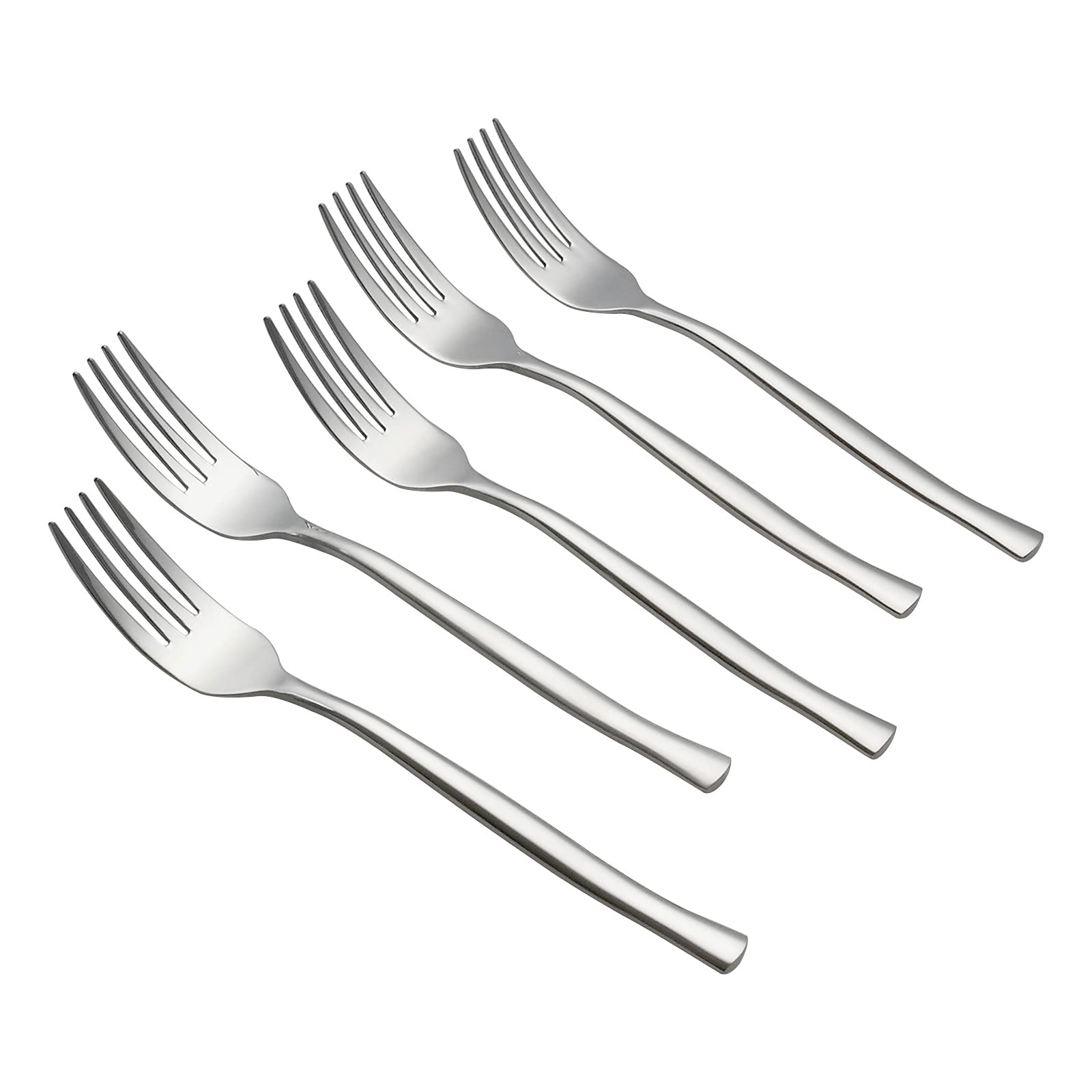 12-Piece Stainless Steel Dinner Forks Set - Durable 18/10 Silverware for Restaurants, Home Dining & Party Entertaining