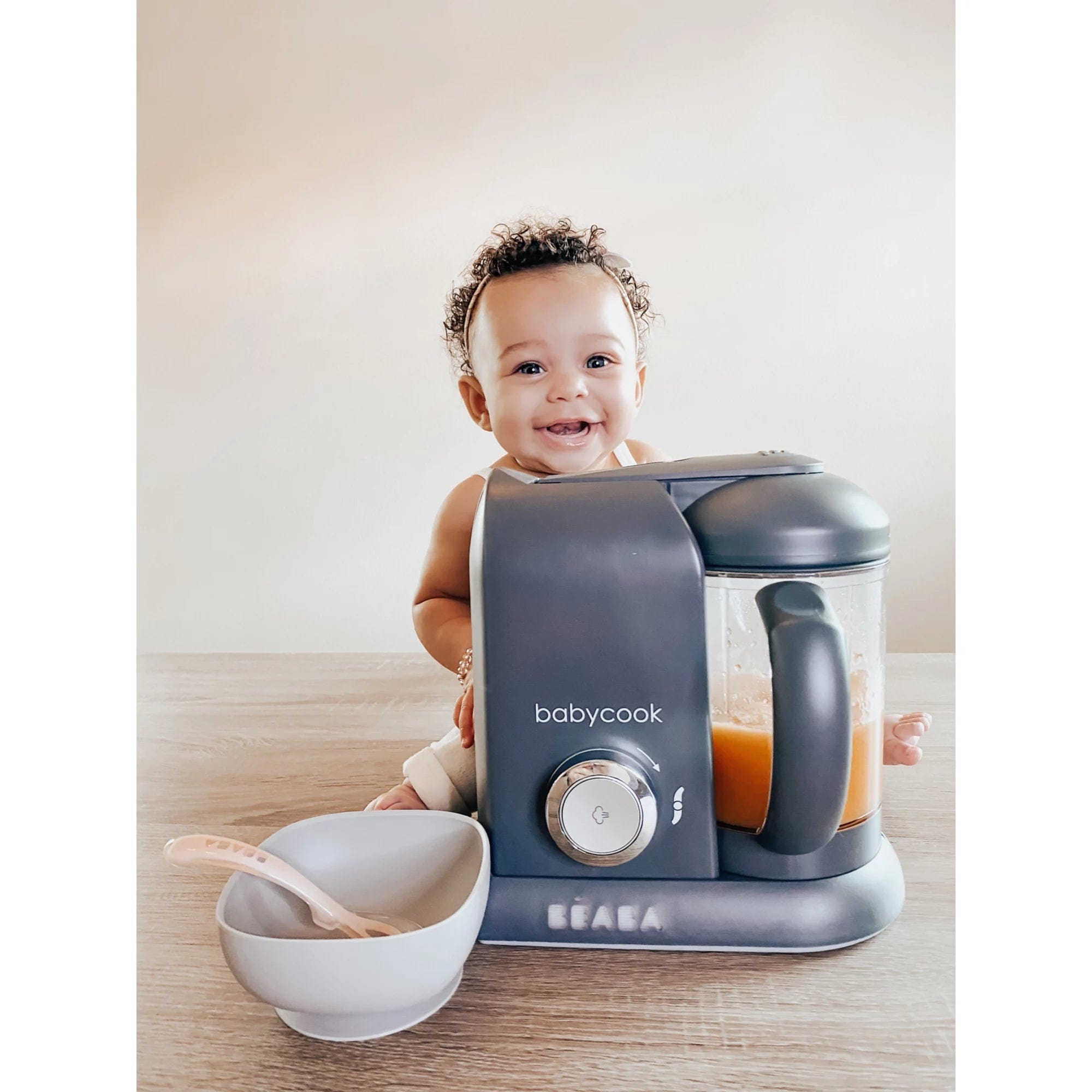 Beaba Babycook Pro 4-in-1 Baby Food Maker - Steam, Blend, Defrost & Reheat - Healthy Homemade Baby Food Processor - Perfect for Busy Parents & Baby-Led Weaning - Kitchen Essential for New Moms