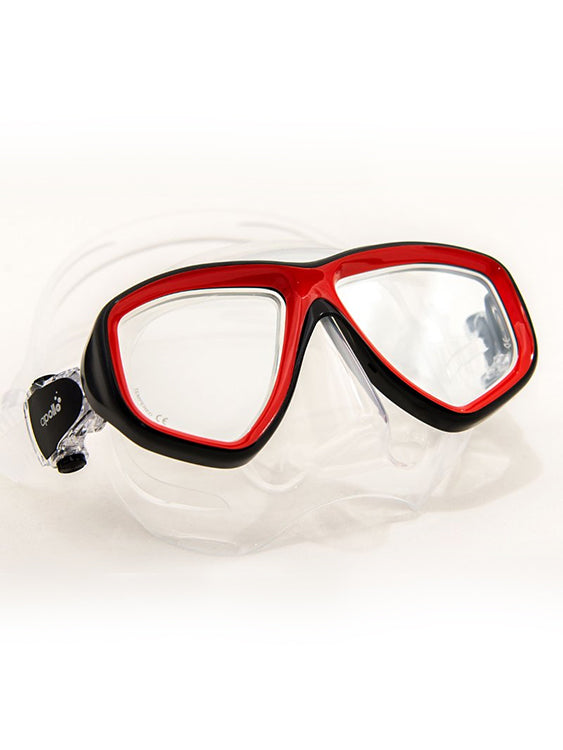 Clear Silicone / Black-Red Frame