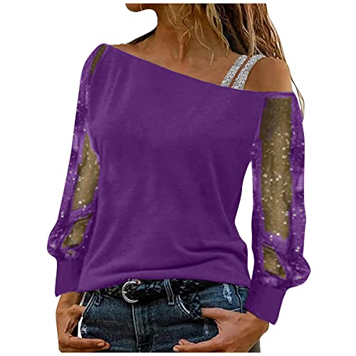 Sexy Off The Shoulder Long Sleeve Tops for Women - Elegant Plus Size Blouse, Tunic Pullover & Going Out Tees | Perfect for Date Night, Parties & Casual Outfits
