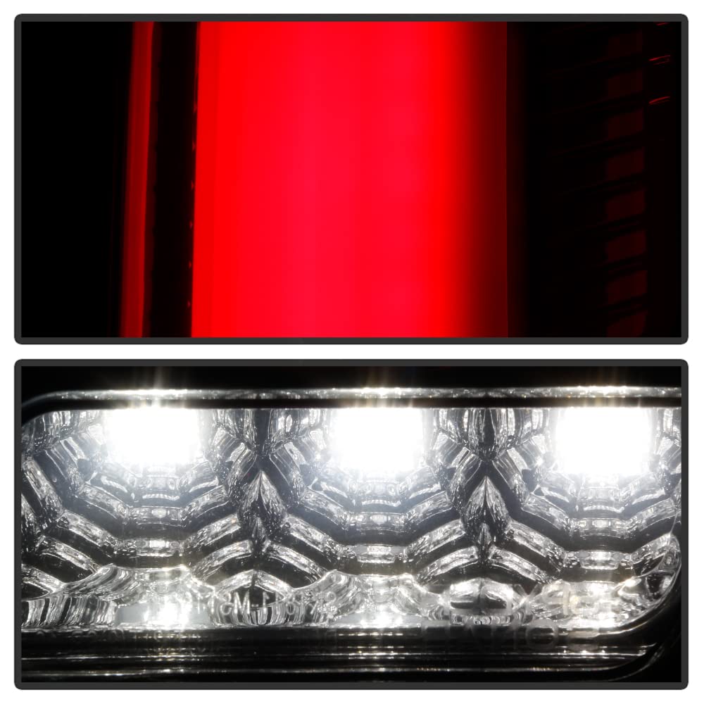 ACANII LED Sequential Tail Lights for 2010-2012 Ford Mustang - Black Housing Brake Lamps with Turn Signals (Driver & Passenger Side) - Perfect for Night Driving & Car Customization