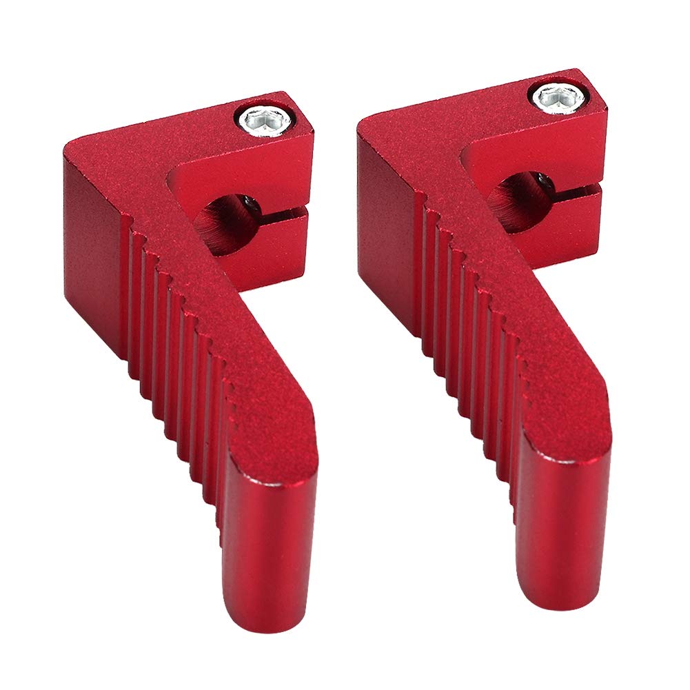 Acouto 2PCS Motorcycle Foot Rest Pegs - Red Foot Pedal Modification Accessories for 43CC 47CC 49CC Bikes | Perfect for Cruiser & Off-Road Riding Comfort