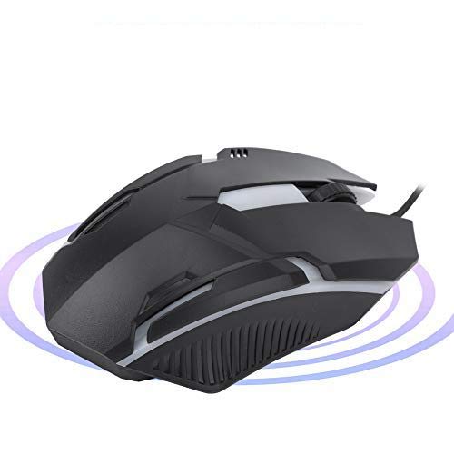 Best Wired Gaming Mouse 1600DPI with RGB Backlight - Ergonomic USB Optical Mouse for PC, Laptop, Notebook - Perfect for Gaming, Office Work & Online Classes