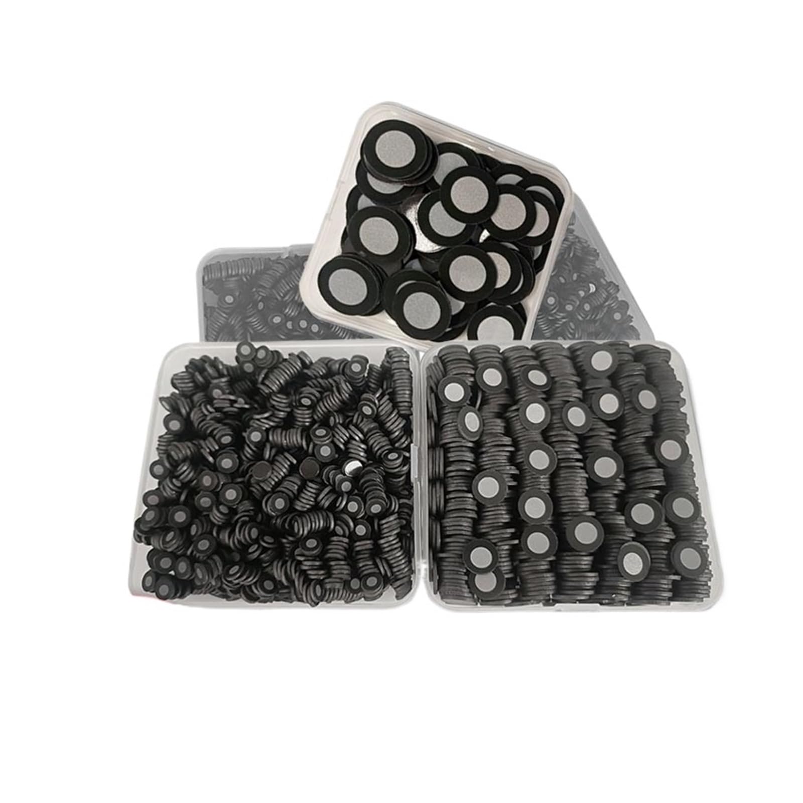High Reflective 3D Scanner Tracking Dots - Easily Compatible Marking Points for Handheld 3D Scanners | Perfect for 3D Scanning, Modeling & Reverse Engineering (Mag Inner 3 Outer 6, 1000 Pack)