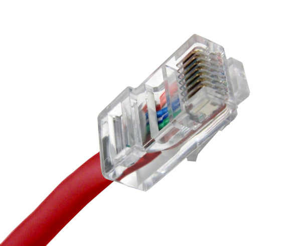 High-Speed CAT6 Ethernet Patch Cable - 1ft Non-Booted RJ45 to RJ45 Network Cable for Home Office, Gaming & Streaming