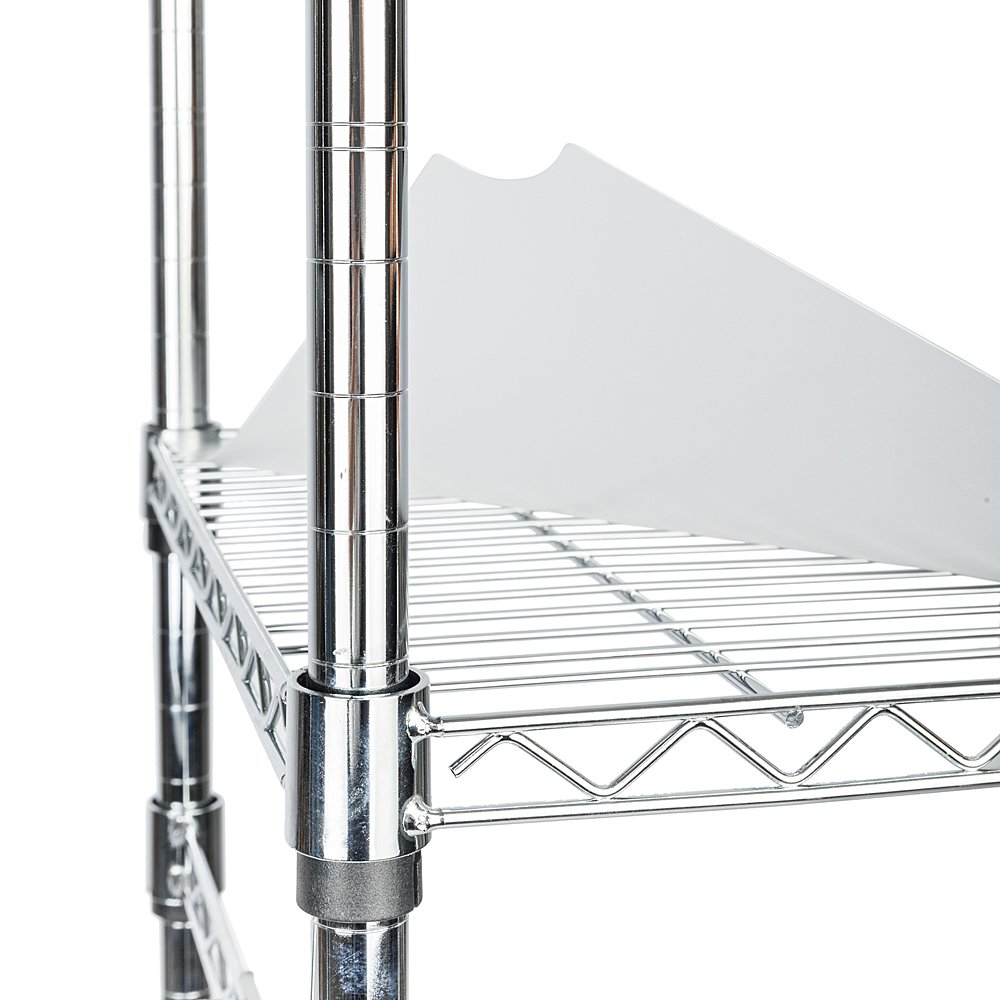 Expandable Clothes Storage Metal Rack - Double Rod Closet Organizer with Adjustable Shelves (58