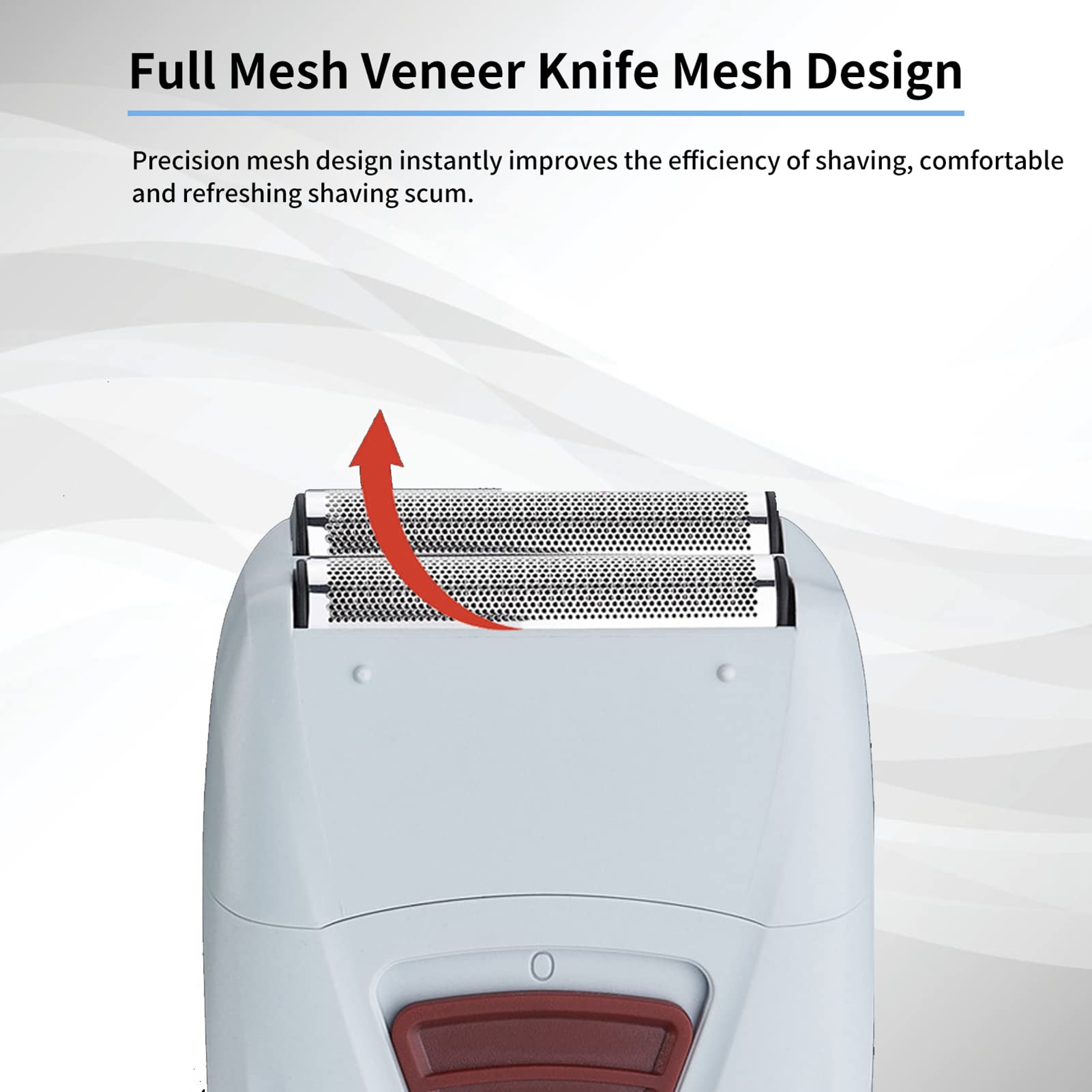 Professional Rechargeable Electric Hair Clipper for Men - Cordless Hair Trimmer with Double Head & Reciprocating Shaver - Perfect for Home Haircuts, Beard Trimming & Grooming (Black)