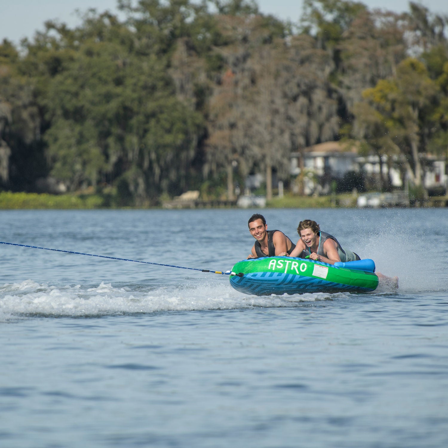 Radar Astro Marshmallow 2 Rider Towable Tube for Water Sports - Perfect for Lakes, Rivers & Beach Fun