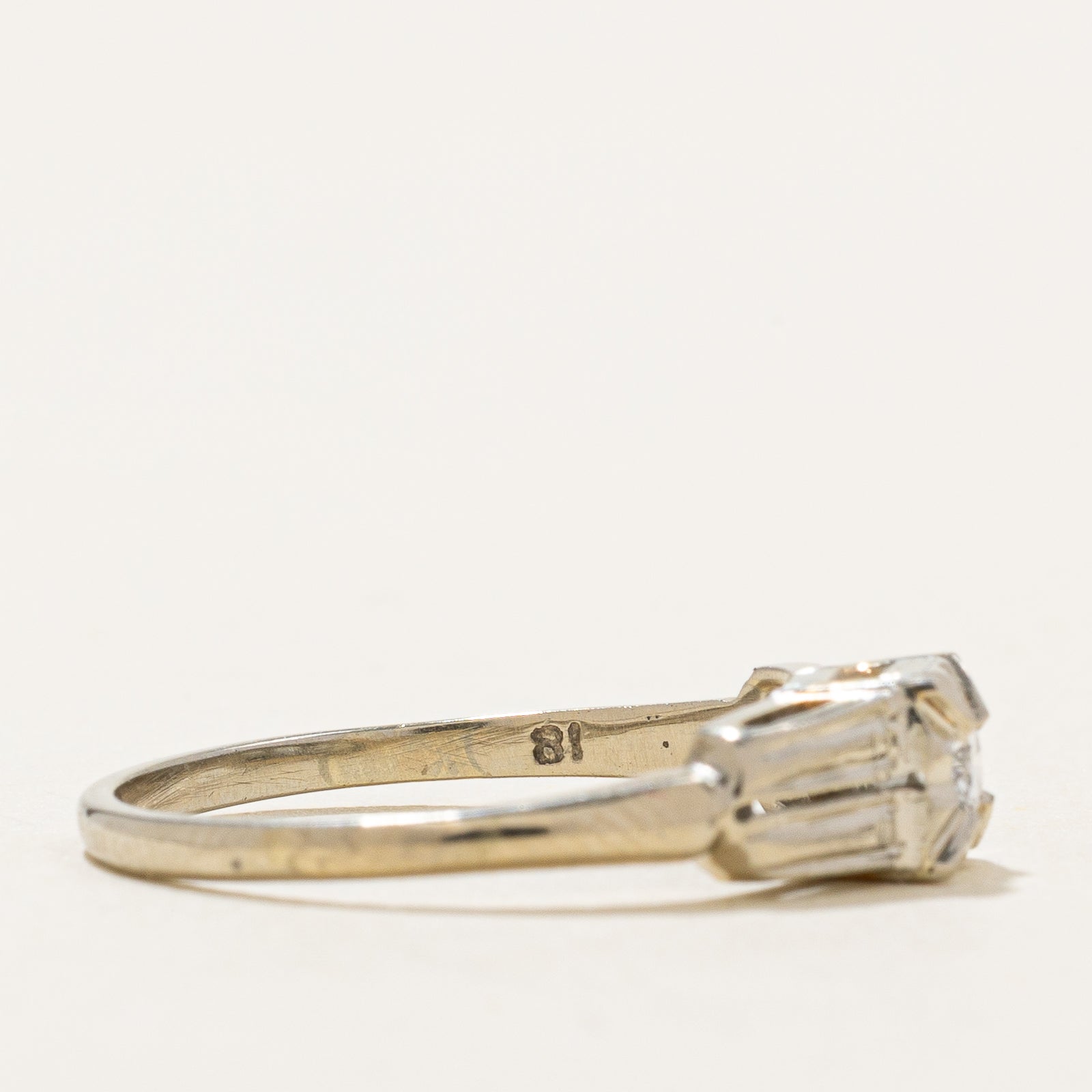 0.08ct Illusion Set Diamond Ring - Size 5.5 | Elegant Wedding Band, Anniversary Gift for Her | Perfect for Engagement, Proposal & Special Occasions