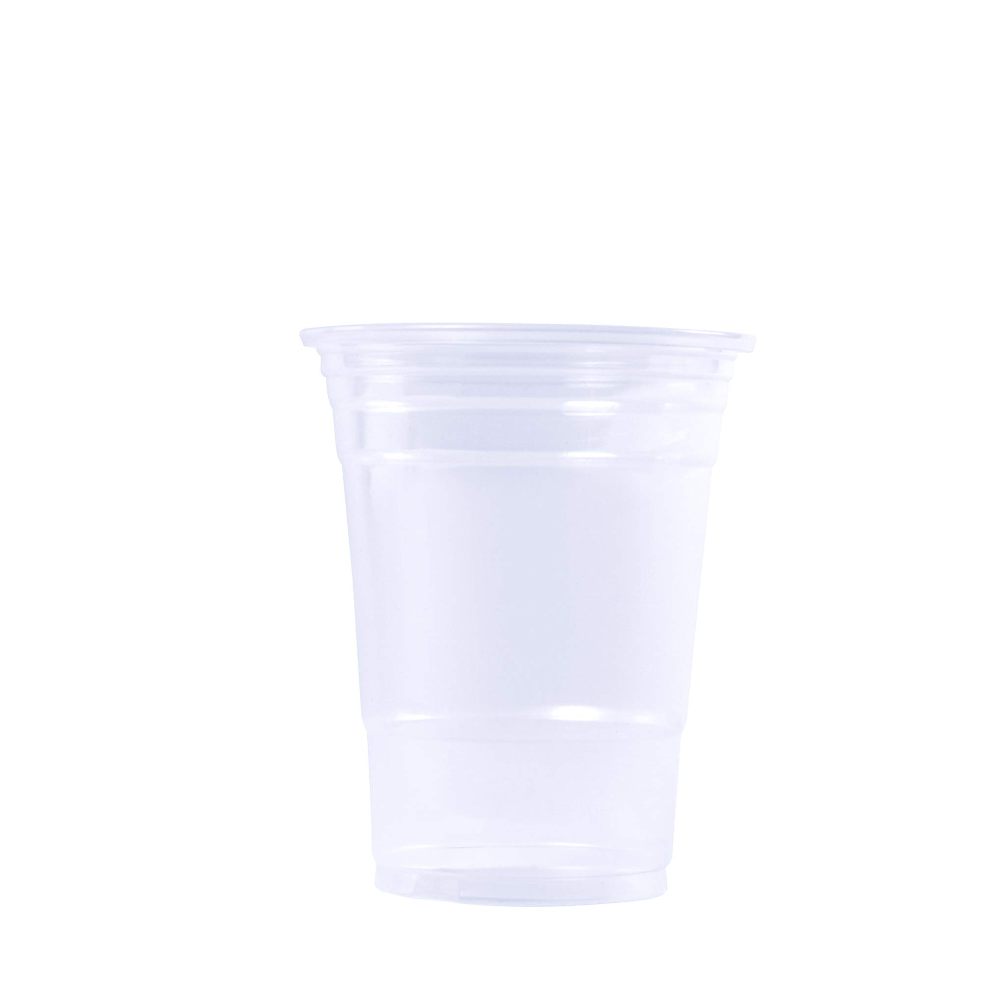 16 oz Clear Plastic Disposable Cold Cups - 50 Count, Bulk Party Cups for Iced Coffee, Bubble Tea, Smoothies & Cold Drinks - Perfect for Parties, BBQs, Picnics & Cafes