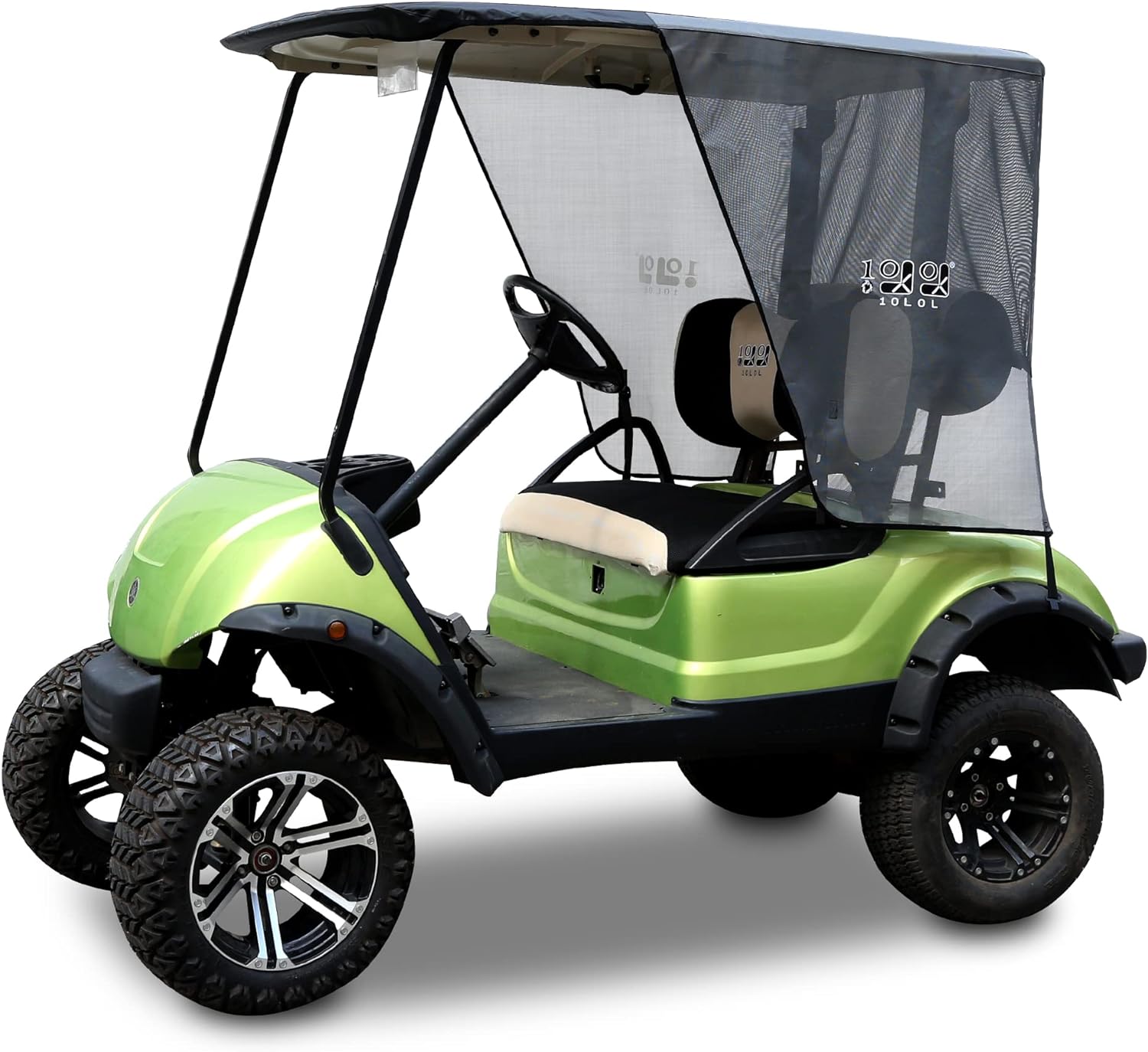 Yamaha Golf Cart Sunshade Cover for 2 Passenger Models G14 G16 G22 G29 Drive2 - UV Protection & Weather Resistant - Perfect for Outdoor Golfing & Camping