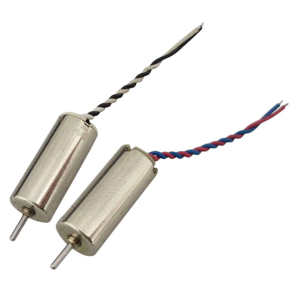 2 PCS CW CCW Replacement Motors for H36 RC Quadcopter Helicopter - Compatible with Remote Control Aircraft Accessories & Engine Parts | Perfect for DIY Drone Repair and RC Helicopter Upgrades