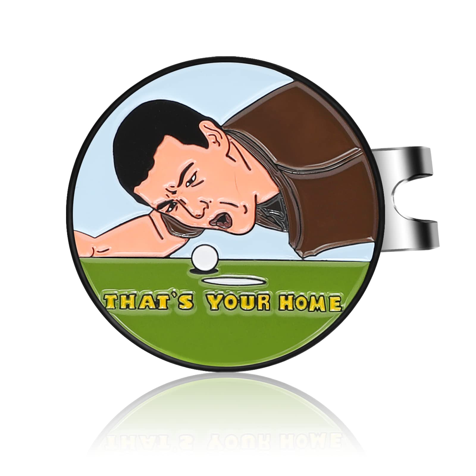 **Magnetic Golf Ball Marker with Hat Clip - Funny & Unique Golf Accessories for Men & Women - Perfect Gift for Golf Lovers - Ideal for Tournaments, Practice & Casual Play**