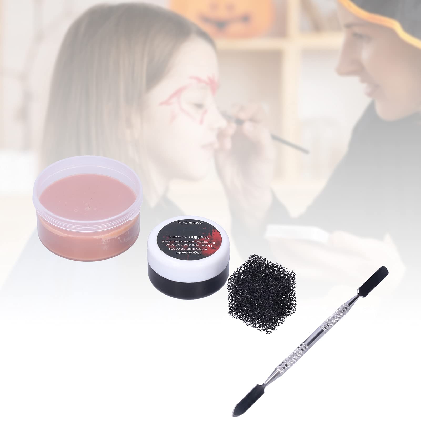 Halloween Makeup Wax Kit - Realistic Burns, Wounds, Scars & Cuts for Horror Costumes | Professional FX Special Effects for Halloween, Cosplay & Theater