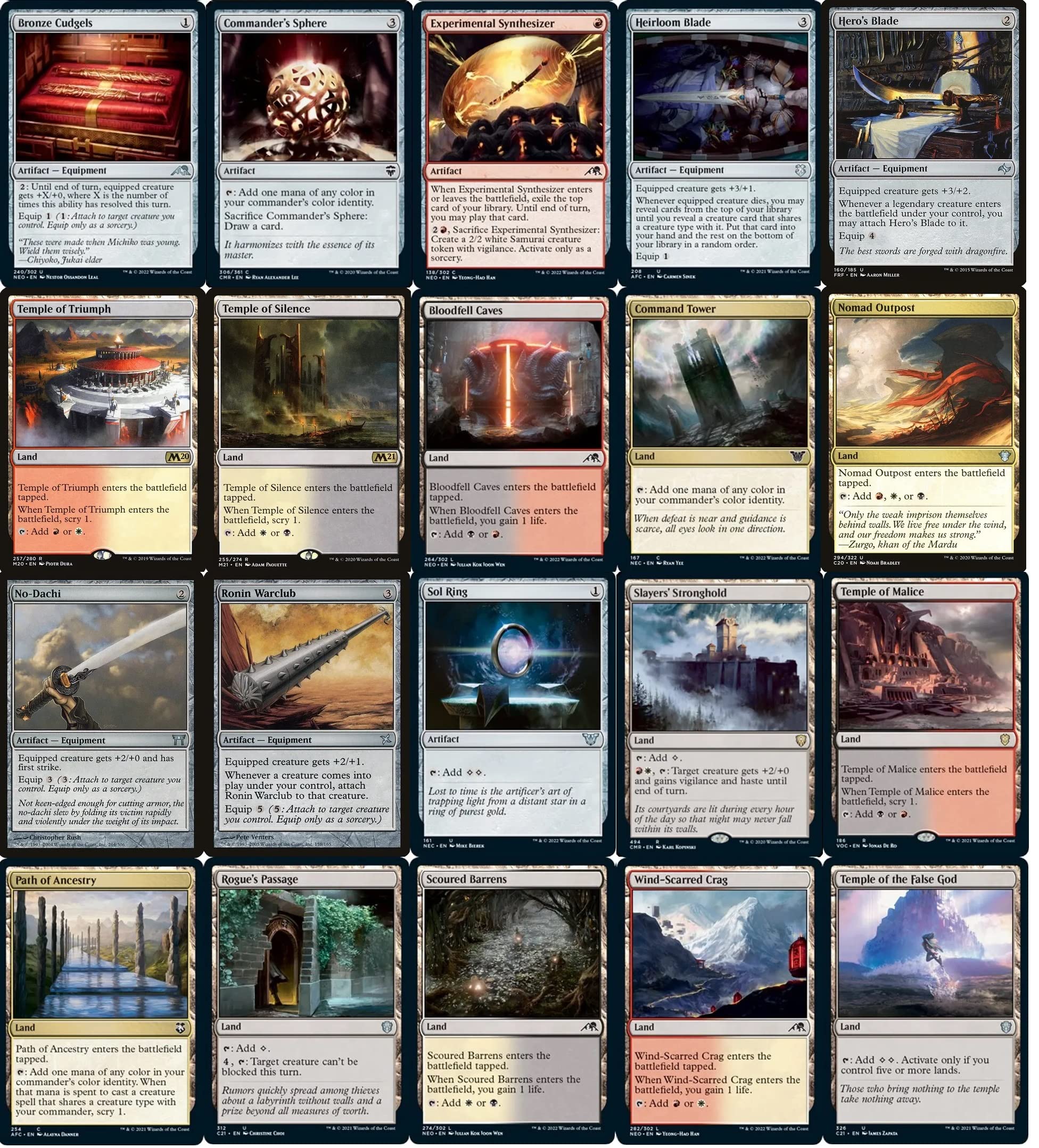 Elite Commander Mardu Samurai Deck - Red White Black MTG - Isshin EDH Commander - 100 Card Custom Magic The Gathering Deck - Powerful for Competitive Play & Casual Gaming