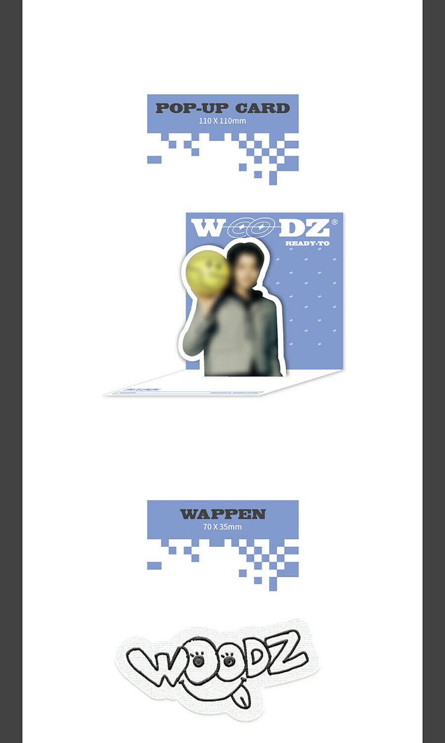 WOODZ 2022 SEASON'S GREETINGS K-POP Merchandise Set - Calendar, Photo Card Diary, Folded Poster, Stickers, Post Cards & Pop-up Card - Perfect for K-POP Fans Collection, Room Decor & Gift Giving
