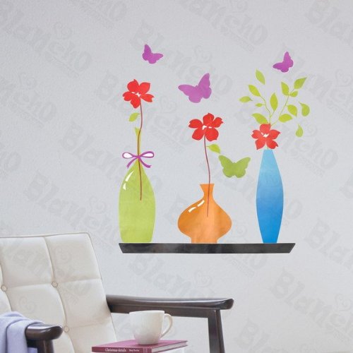 Floral Wall Decals - Removable Flower Stickers for Home Decor | Perfect for Bedroom, Nursery & Living Room Wall Art