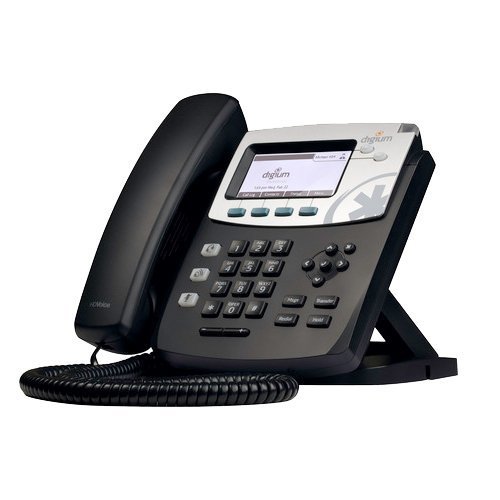 Digium D45 2-Line Gigabit SIP Phone with HD Voice, Backlit Display & Icon Keys - Ideal for Office, Call Center & Remote Work Communications