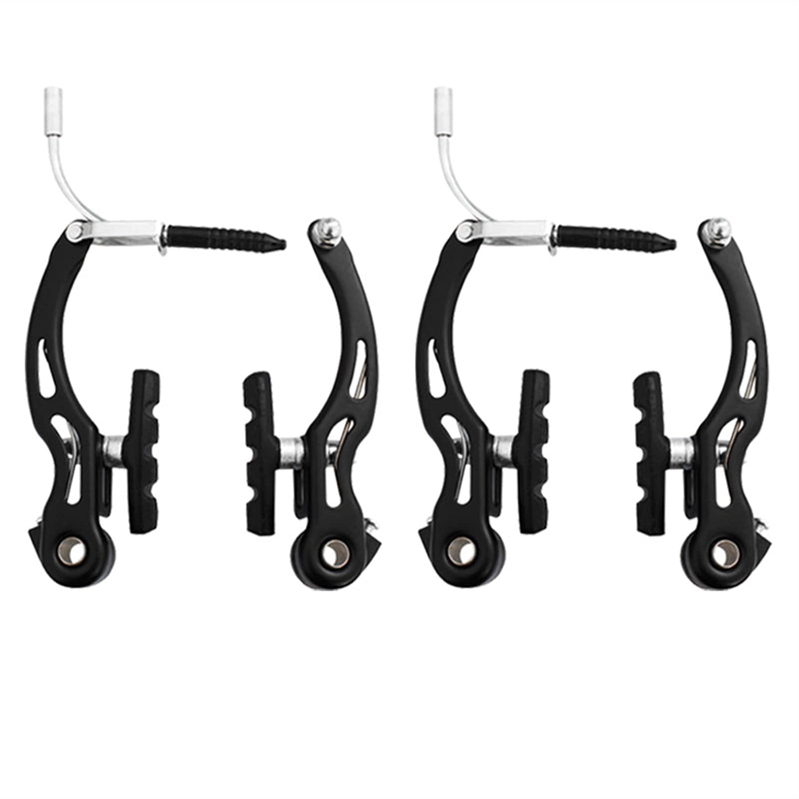 **Universal Bike Brakes Set - 2-Pair Mountain Bike Brake Pads & Gear Shift Cable Wire End Caps - Durable Replacement for Cycling Accessories - Perfect for Off-Road Trails & Commuting**