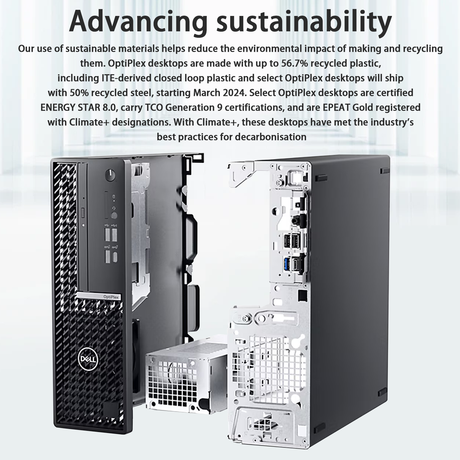 DELL OptiPlex 7000 Series SFF Desktop Computer - Intel Core i5 Processor, 8GB RAM, 256GB SSD, Intel UHD Graphics, Windows 11 Pro (Black) | Compact Business PC for Office Work, Home Use & Productivity Tasks