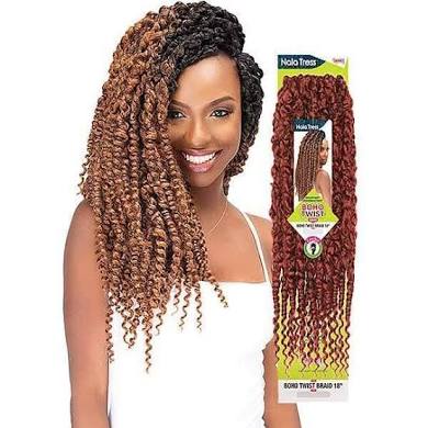 Janet Collection Fluffy Spring Twists Crochet Braiding Hair - Soft & Natural-Looking Synthetic Hair Extensions for Protective Styles, Twist Outs & Boho Looks