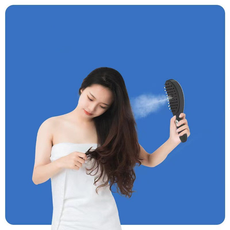 Vibrating Hair Care Comb with Red & Blue Light Therapy for Scalp Massage and Hydration - Perfect for Home Use, Salon Treatments, and Daily Hair Growth Stimulation