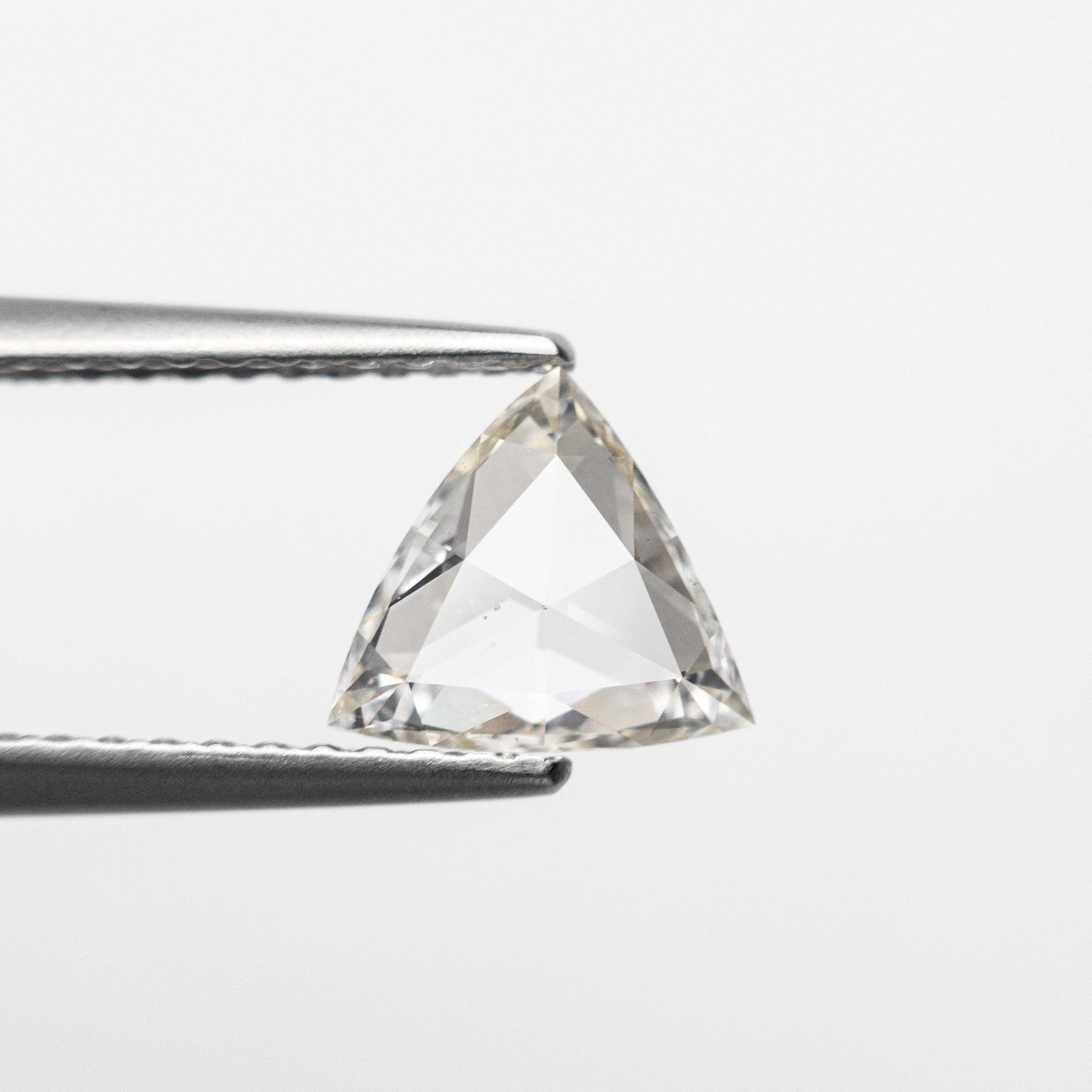 0.73ct L Trillion Rose Cut Diamond - 6.65x6.84x2.22mm SI1 Clarity - Perfect for Engagement Rings & Fine Jewelry