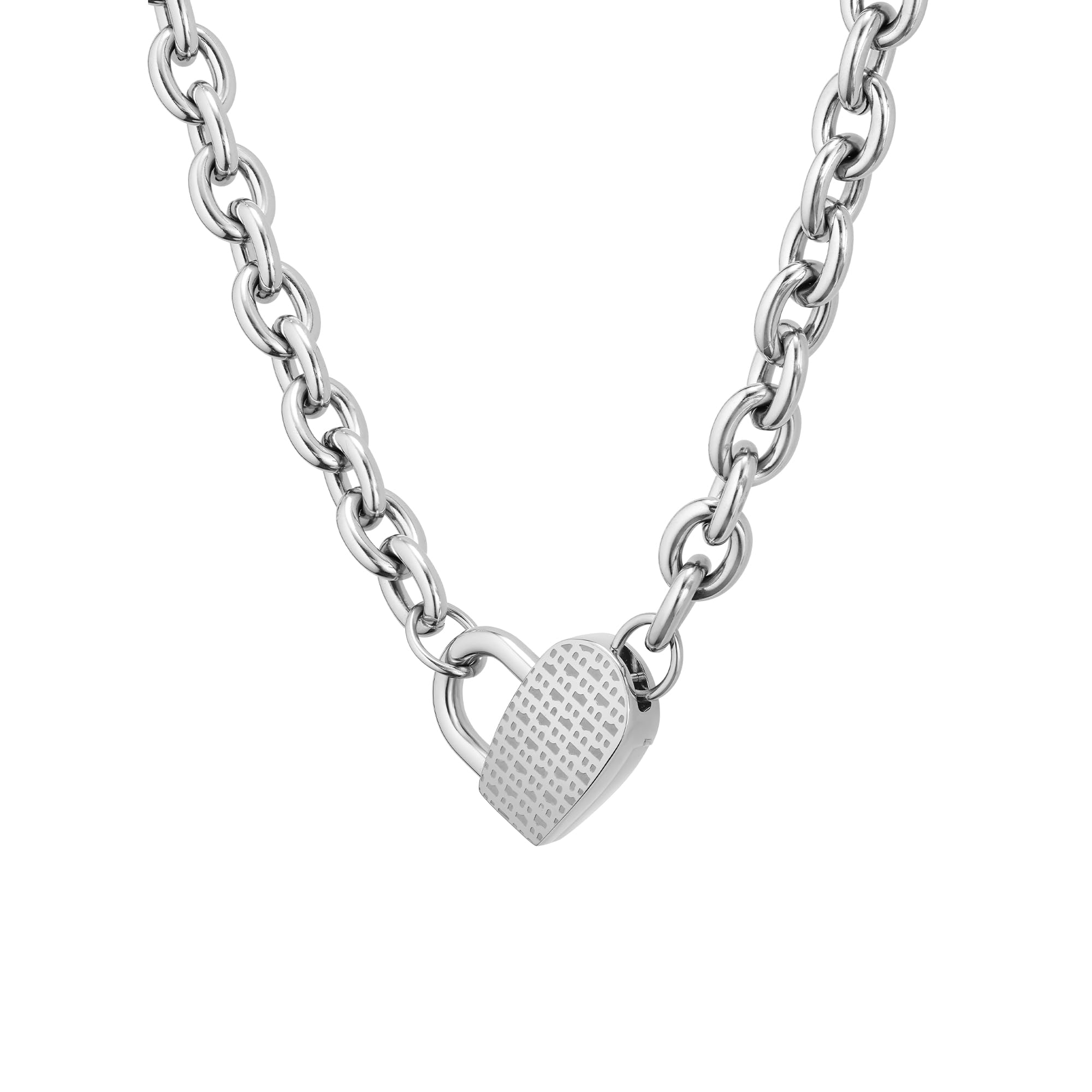 BOSS Jewelry Women's DINYA Collection Pendant Necklace - Stainless Steel Silver or Gold Plated Elegant Necklace for Women | Perfect for Parties, Weddings & Everyday Wear