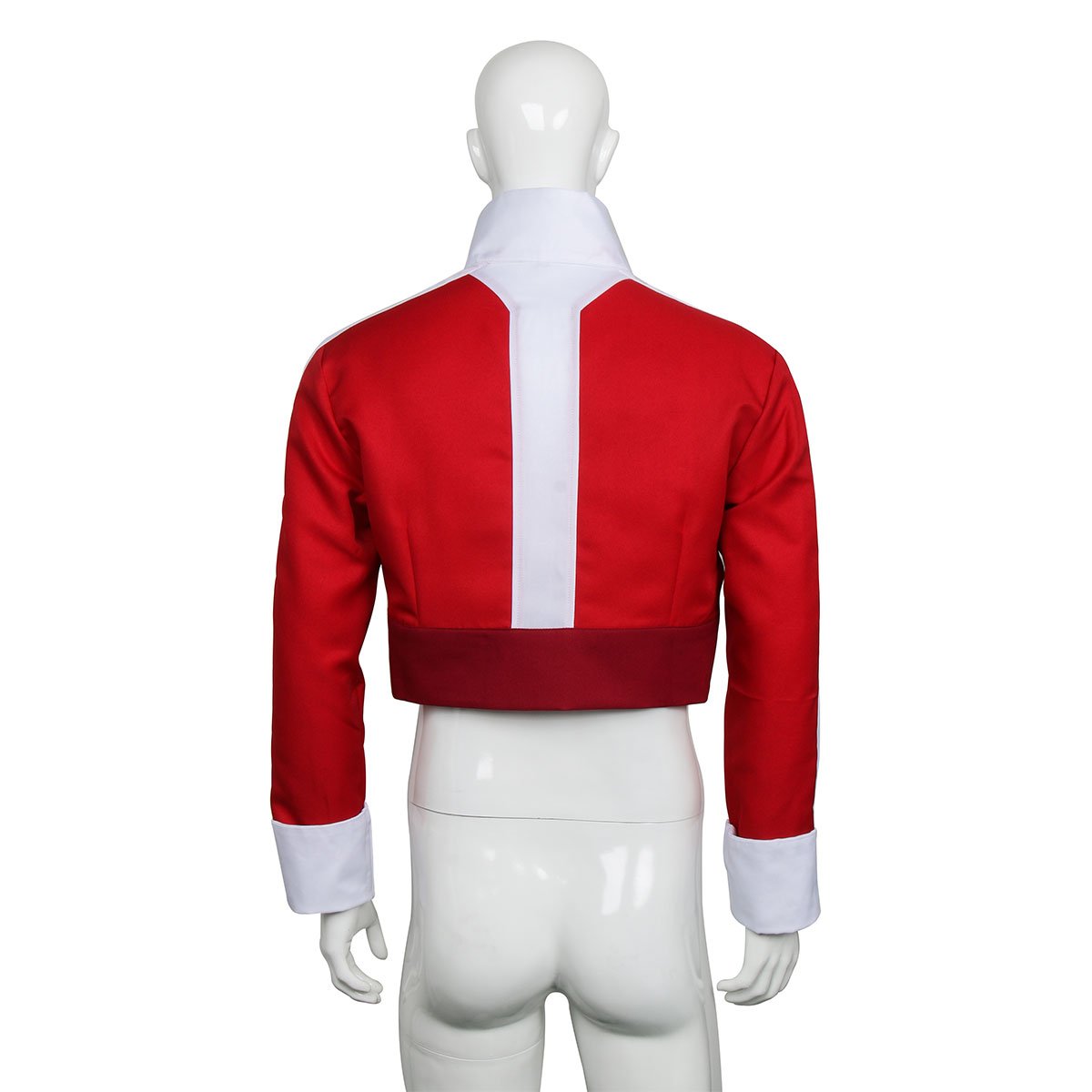 Partyever Red Paladins Jacket - Medieval Knight Costume for Halloween Cosplay, LARP, Renaissance Fairs & Fantasy Themed Parties