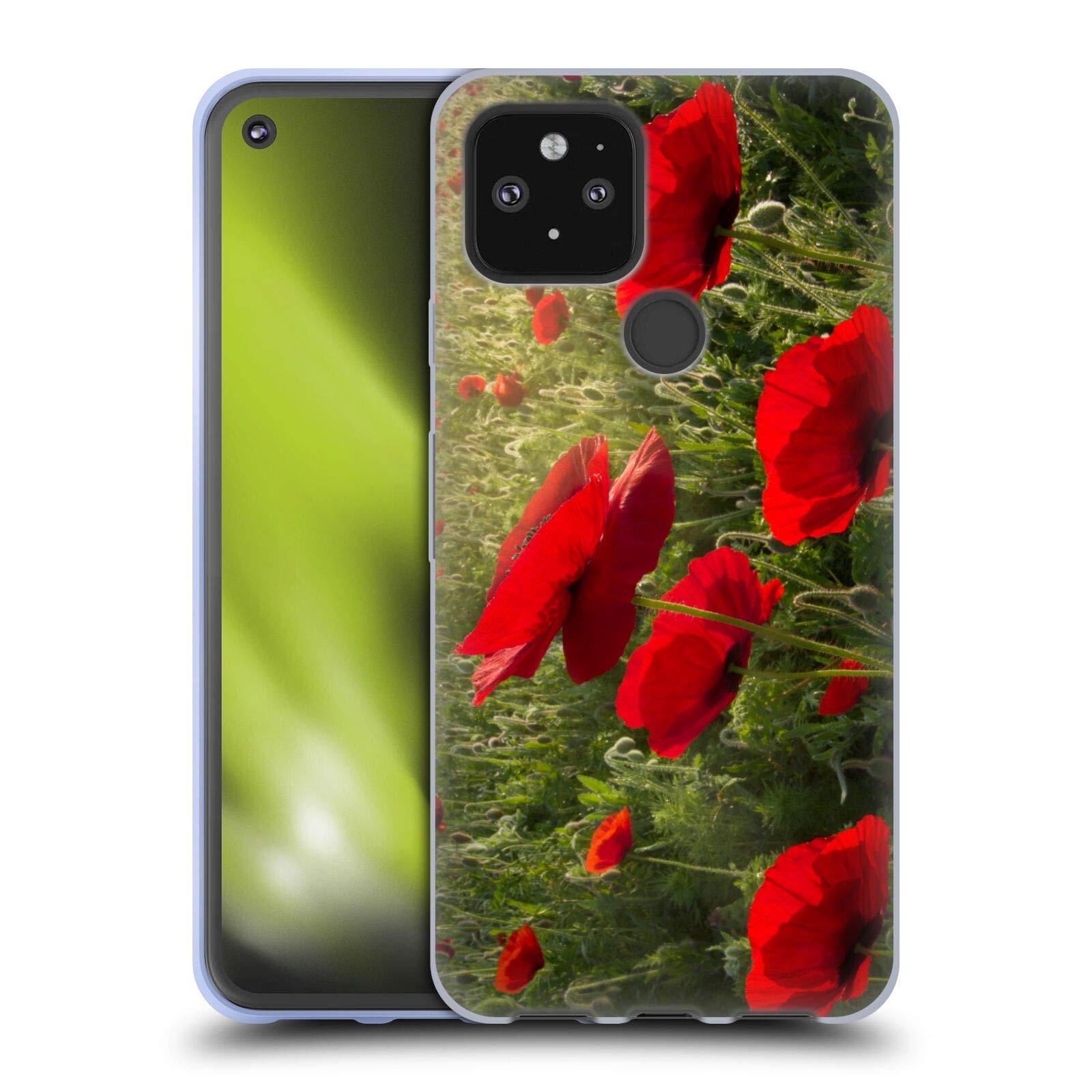 Head Case Designs Officially Licensed Celebrate Life Floral Soft Gel Case for Google Pixel 5 5G - Perfect for Daily Use, Work, and Travel Protection