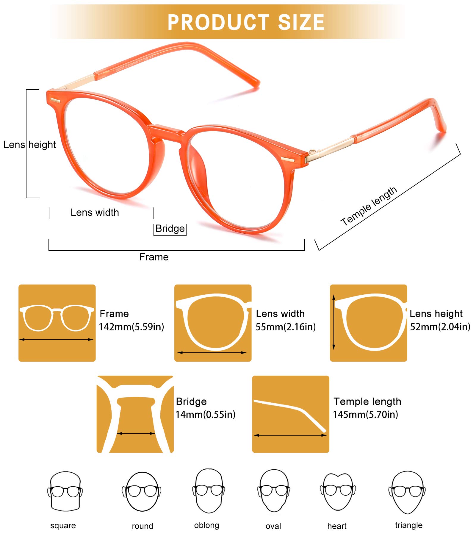 Blue Light Blocking Glasses for Men & Women - Gaming & Computer Use