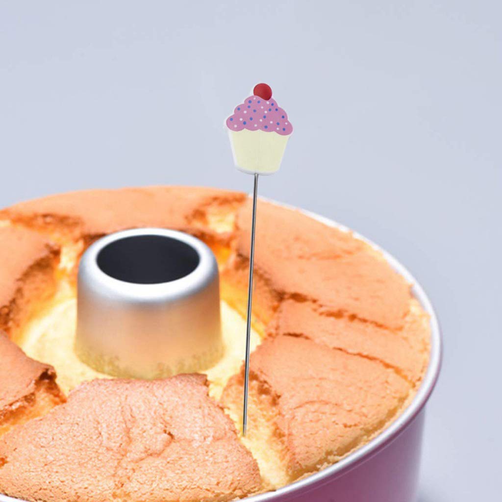 Premium Stainless Steel Cake Skewer - Bread & Muffin Testing Tool for Home Bakers | Perfect for Cupcakes, Desserts & Kitchen Baking | Durable & Practical Baking Accessory for Cake Decorating & Quality Checks
