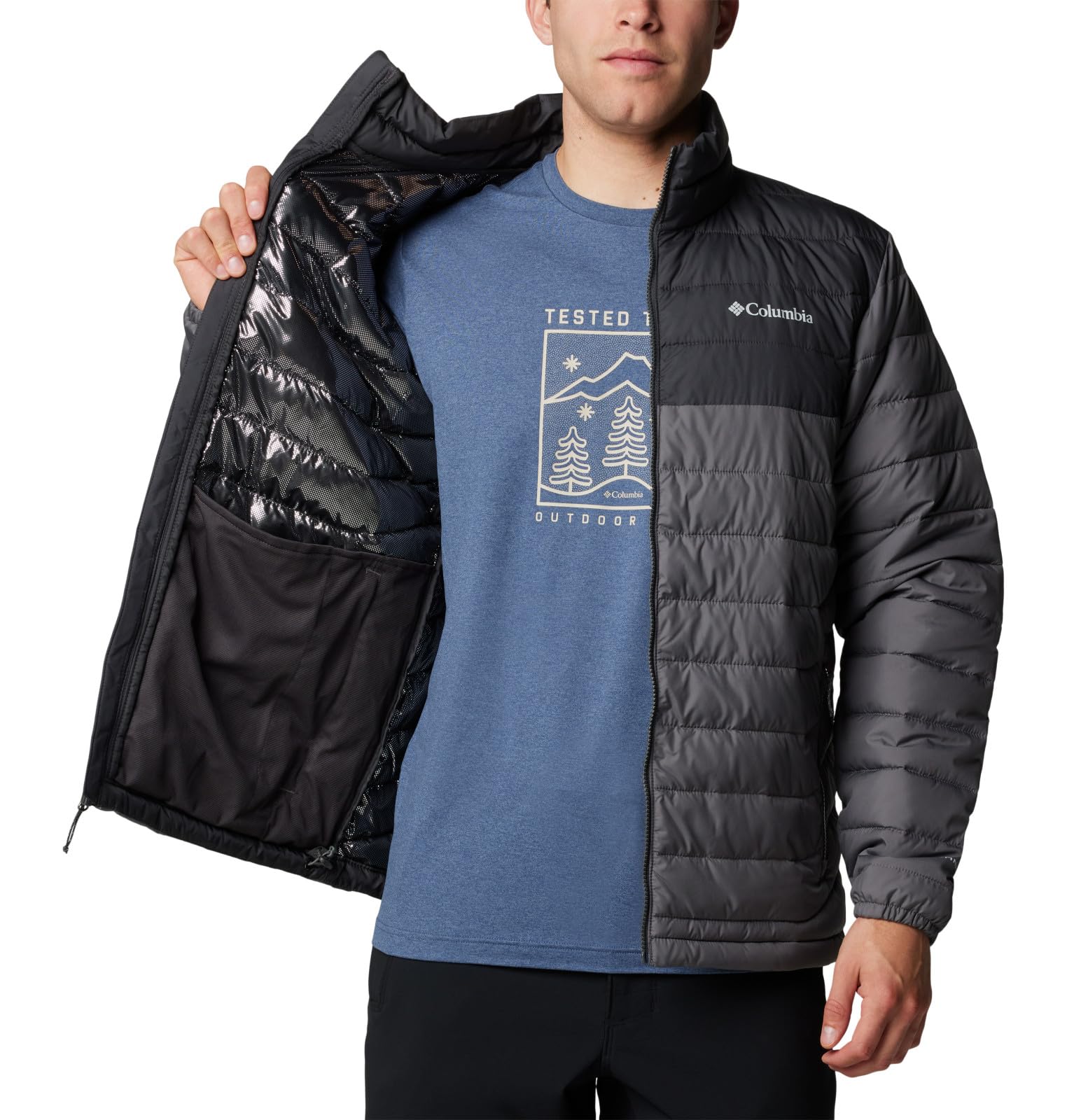 Columbia Men's Powder Lite II Jacket - Lightweight Insulated Winter Jacket for Skiing, Hiking & Outdoor Activities
