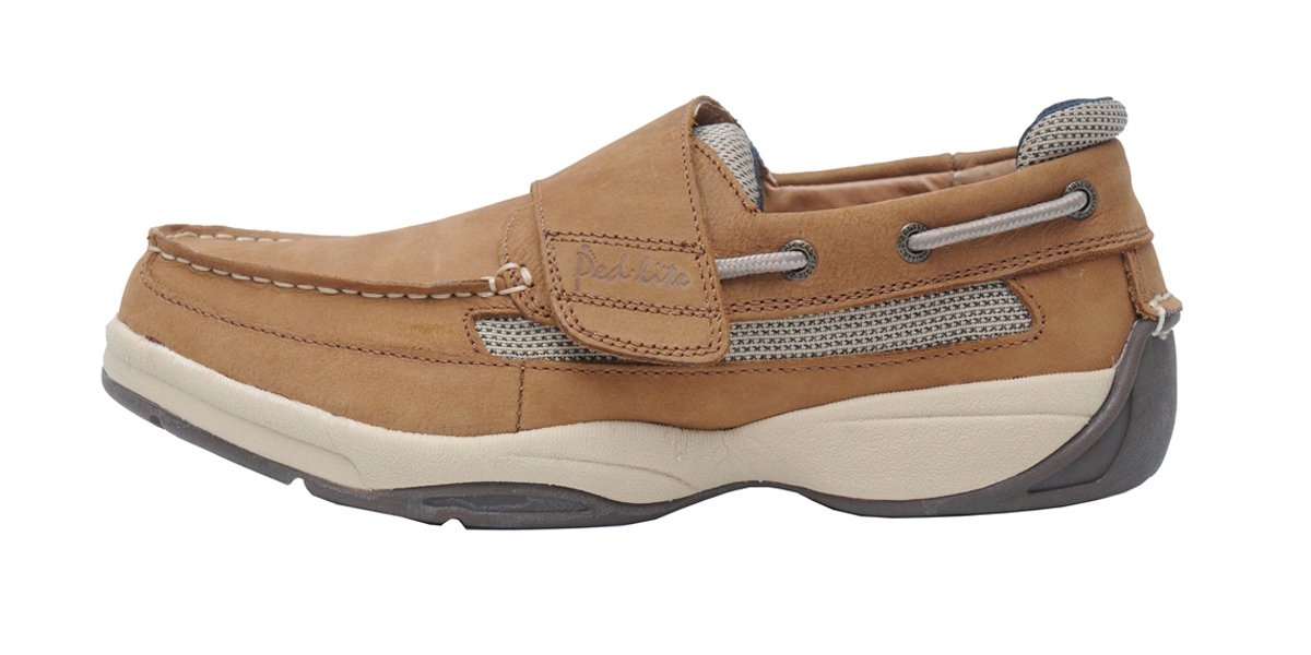 Men's Neuropathy Boat Shoes - Oliver Comfortable Slip-On Loafers for Foot Pain Relief - Perfect for Walking, Driving & Casual Wear
