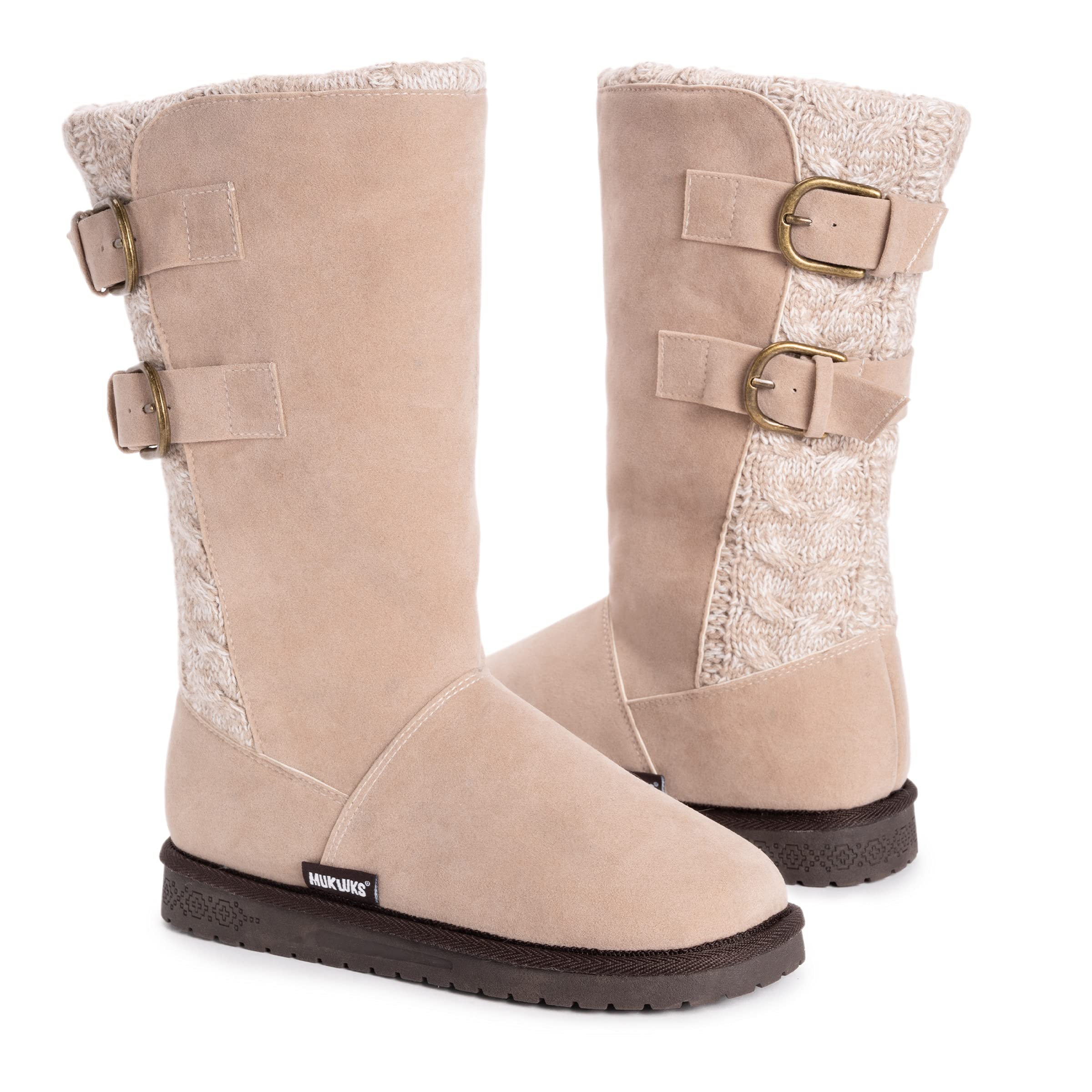 MUK LUKS Women's Fashion Boots - Comfortable Jean Booties for Everyday Wear | Perfect for Casual Outfits, Work & Fall/Winter Style