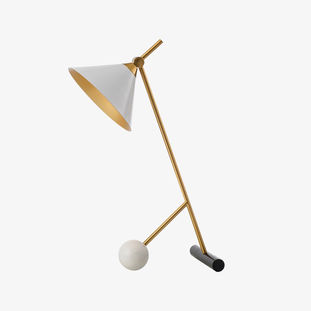 Cleo Table Lamp - Modern LED Desk Light for Home Office, Bedroom & Living Room - Stylish Nightstand Lamp with Adjustable Brightness for Reading & Decor