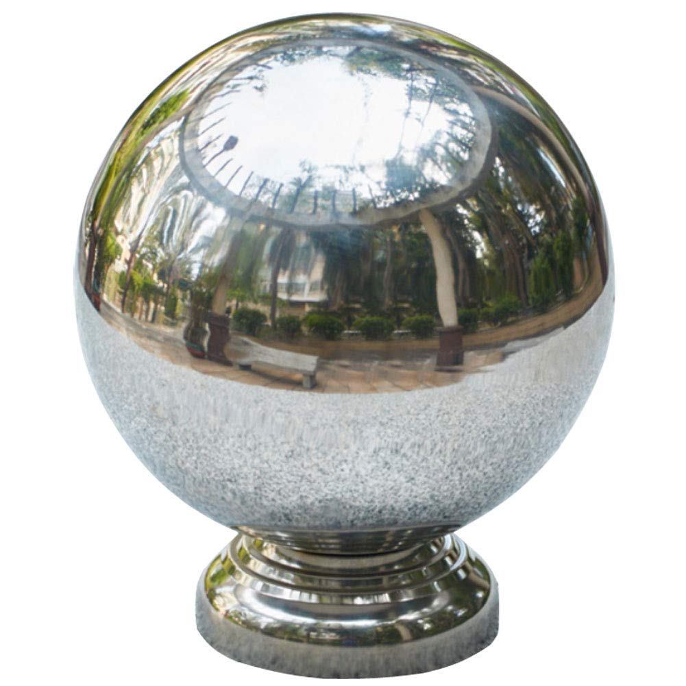 Stainless Steel Gazing Ball Stand for Outdoor Garden Globes - Heavy Duty Metal Sphere Holder for Decorative Lawn & Patio Ornaments - Perfect for Backyard, Landscape & Flower Bed Decor