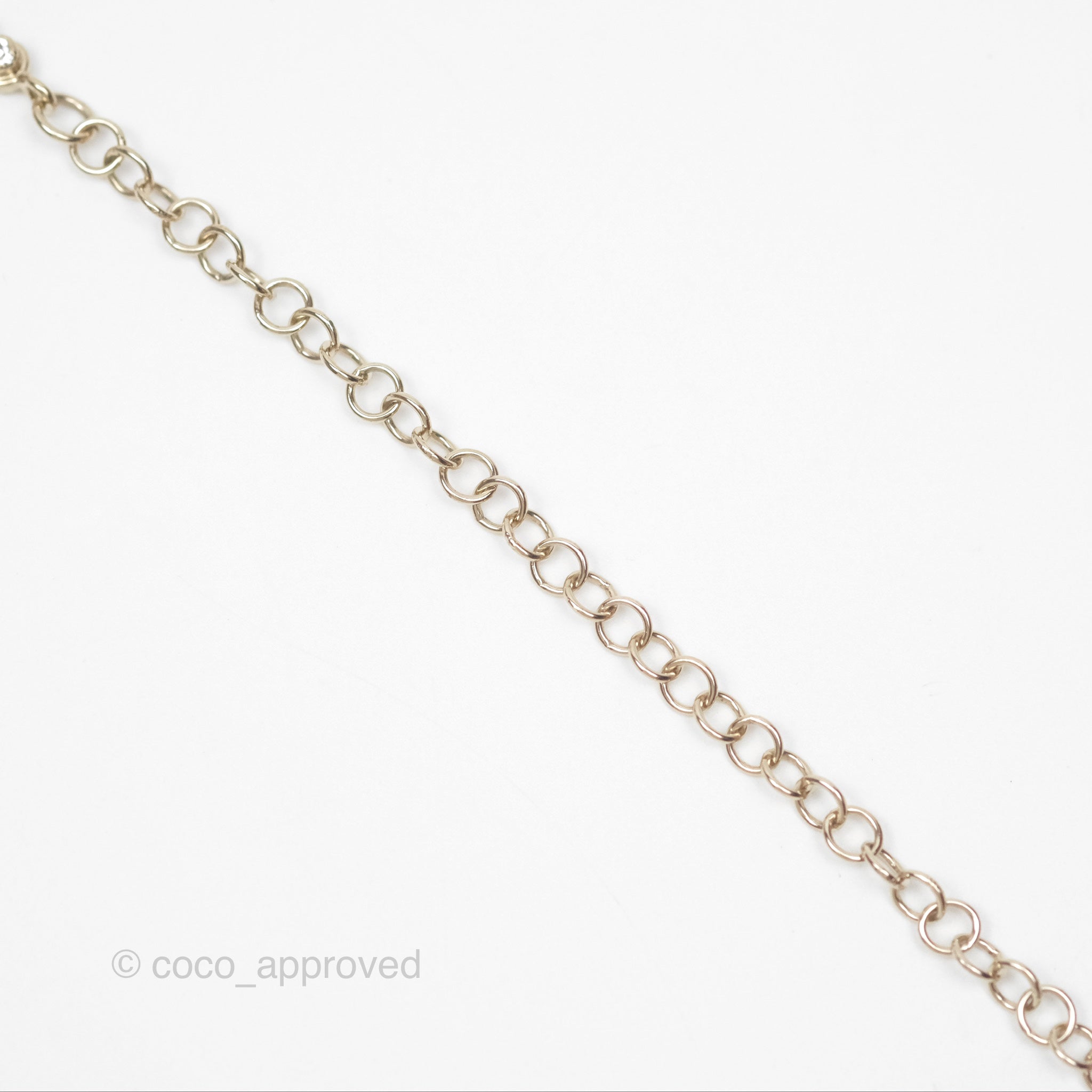 Chanel CC Crystal Chain Choker Necklace in Gold Tone - 21S Collection | Elegant Layering Piece for Evening Wear & Special Occasions