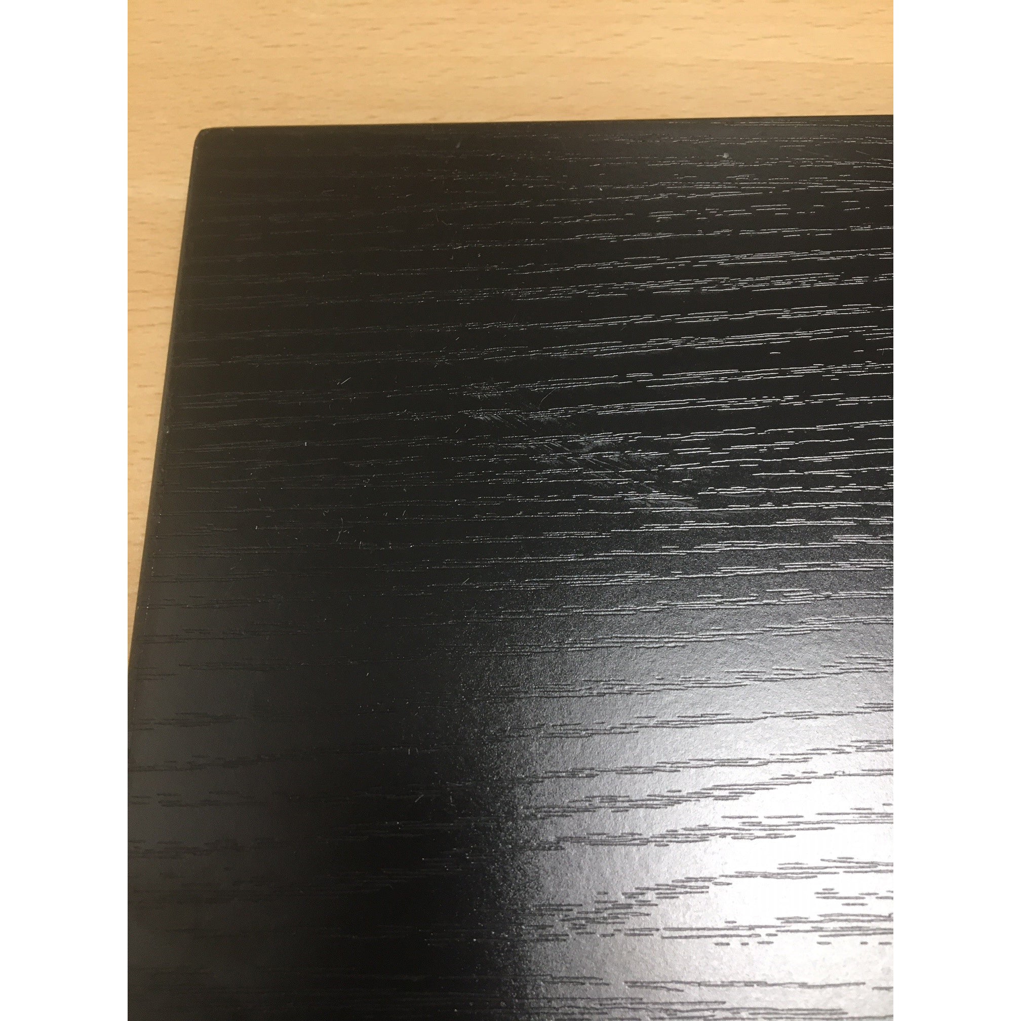 4-Pack Black MDF & Birch Veneer Photography Prop Panels - Perfect for Product Shoots, Backdrops, and Studio Decor