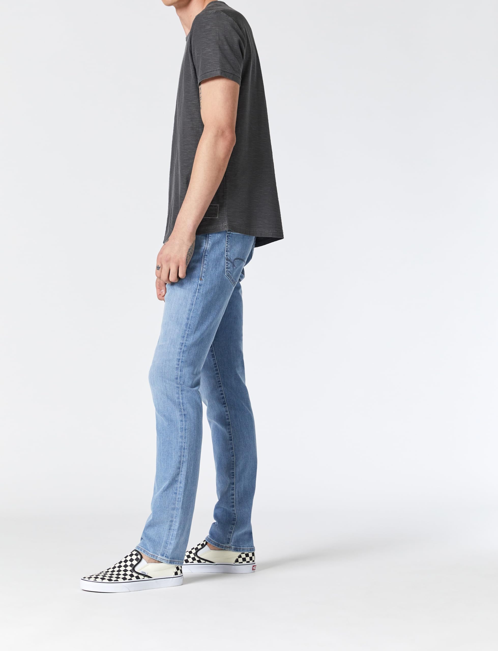 Mavi Jake Men's Slim Fit Jeans - Regular Rise, Slim Leg, Light Indigo Williamsburg (38x34) | Comfortable & Stylish Denim Pants for Casual Wear, Office & Night Out