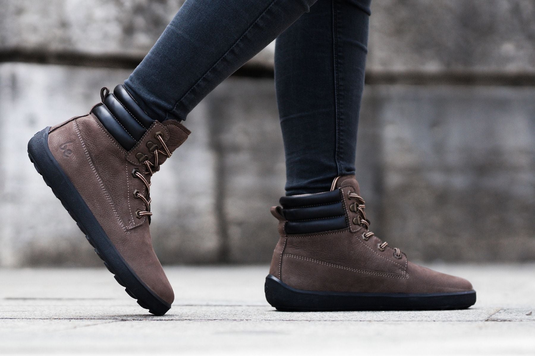 Barefoot Boots for Women - Be Lenka Nevada Neo in Chocolate Brown | Comfortable Minimalist Shoes for Walking, Hiking & Everyday Wear