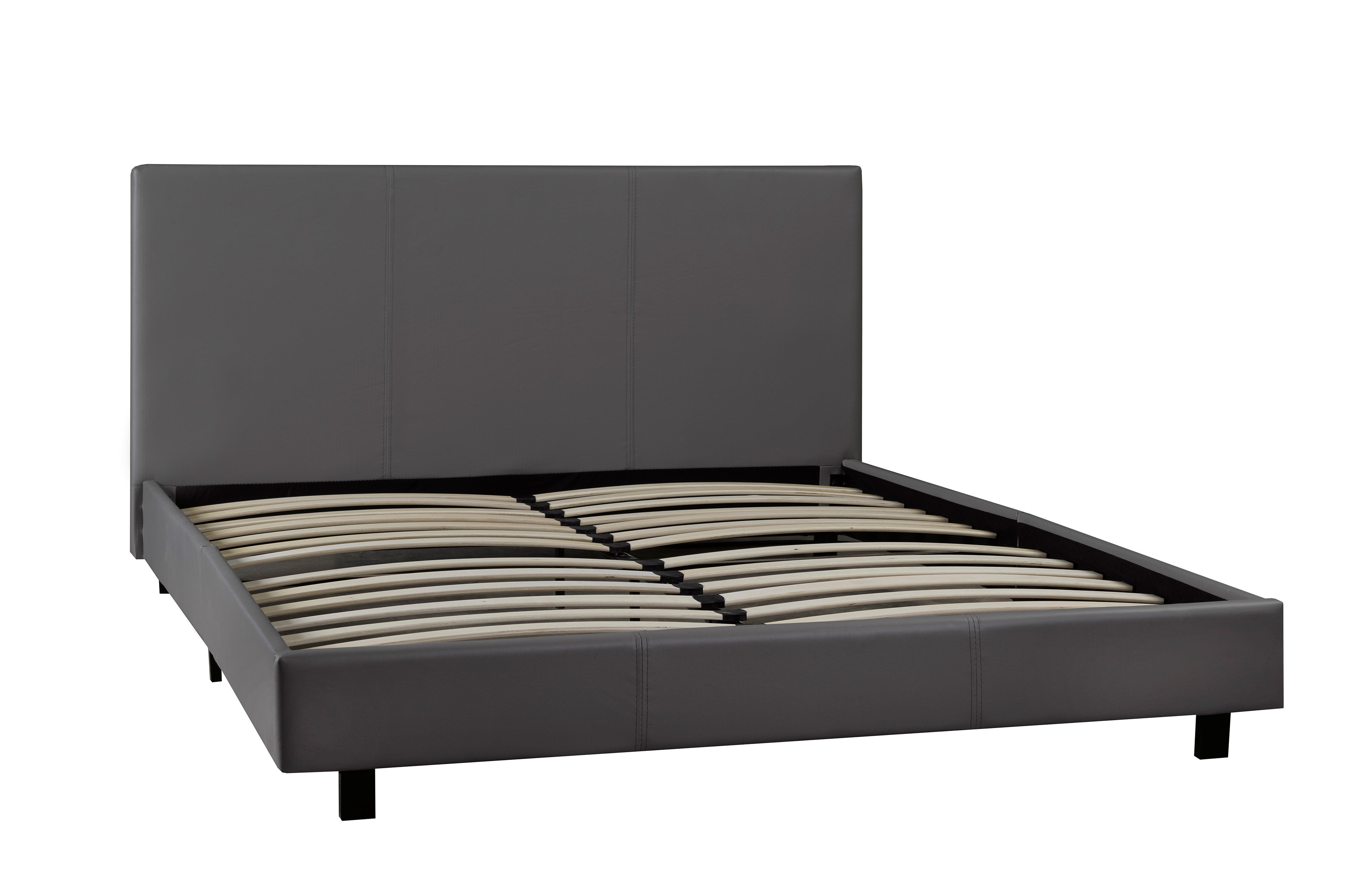 Belize Platform Bed Frame - Queen Size Modern Wood Bed with Headboard - Sturdy & Stylish for Bedroom, Guest Room, or Dorm