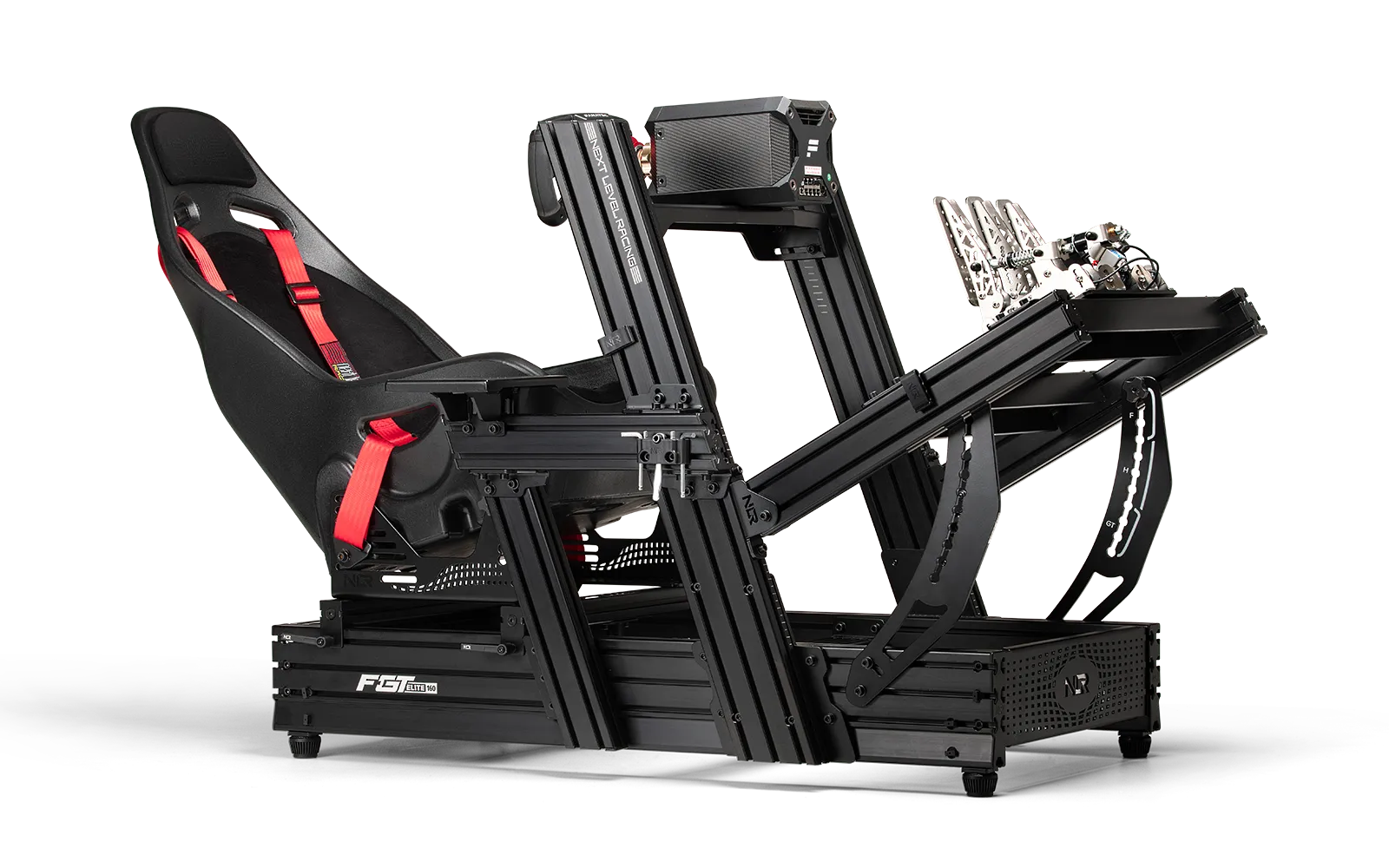 Next Level Racing F-GT Elite 160 Wheel Plate Edition - Premium Racing Simulator Cockpit Frame for PC & Console Gaming | Perfect for Home Racing Setup & Esports Training