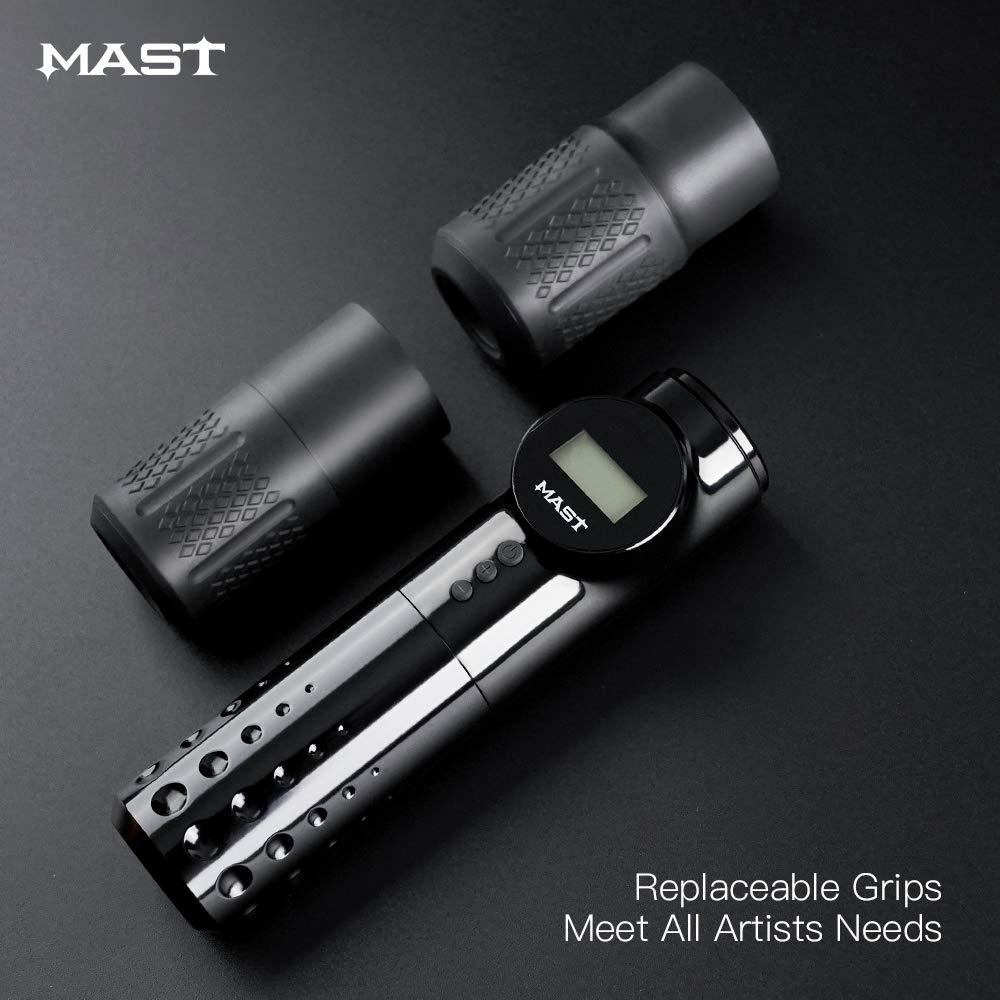 MAST Archer Wireless Tattoo Machine - Rotary Pen Style with Coreless Motor & 2000mAh Battery - Professional Tattoo Equipment for Artists - Perfect for Tattoo Shops, Home Studios and Body Art Enthusiasts