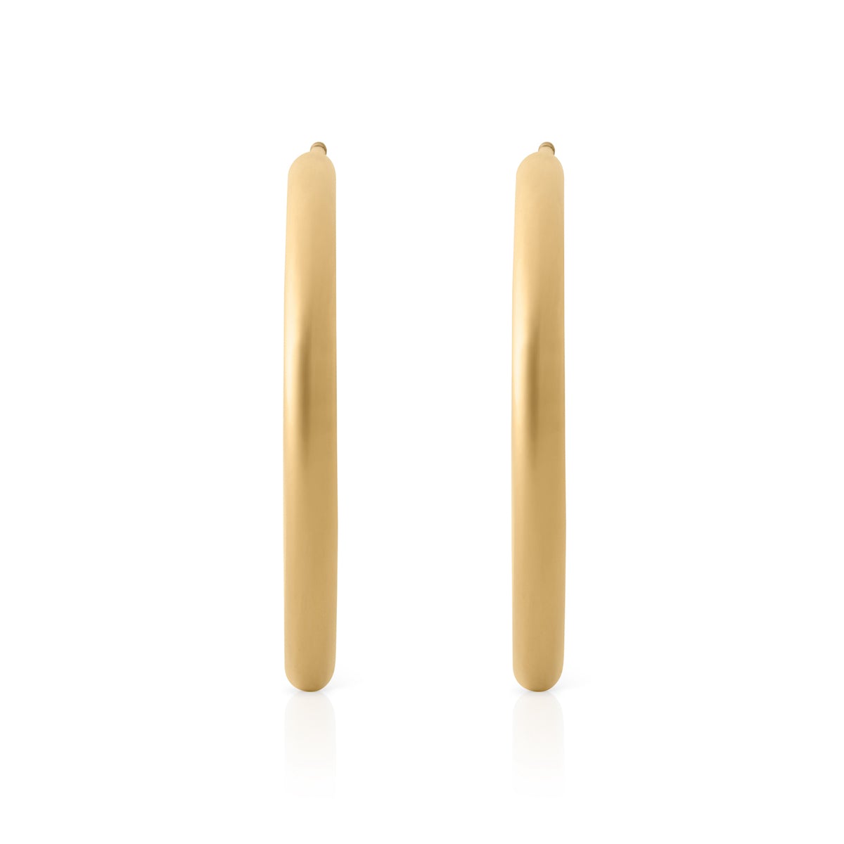 1 Inch Gold Hoop Earrings for Women - 14K/18K Gold Plated Small Circle Earrings - Minimalist Dainty Everyday Jewelry for Work, Date Night & Special Occasions
