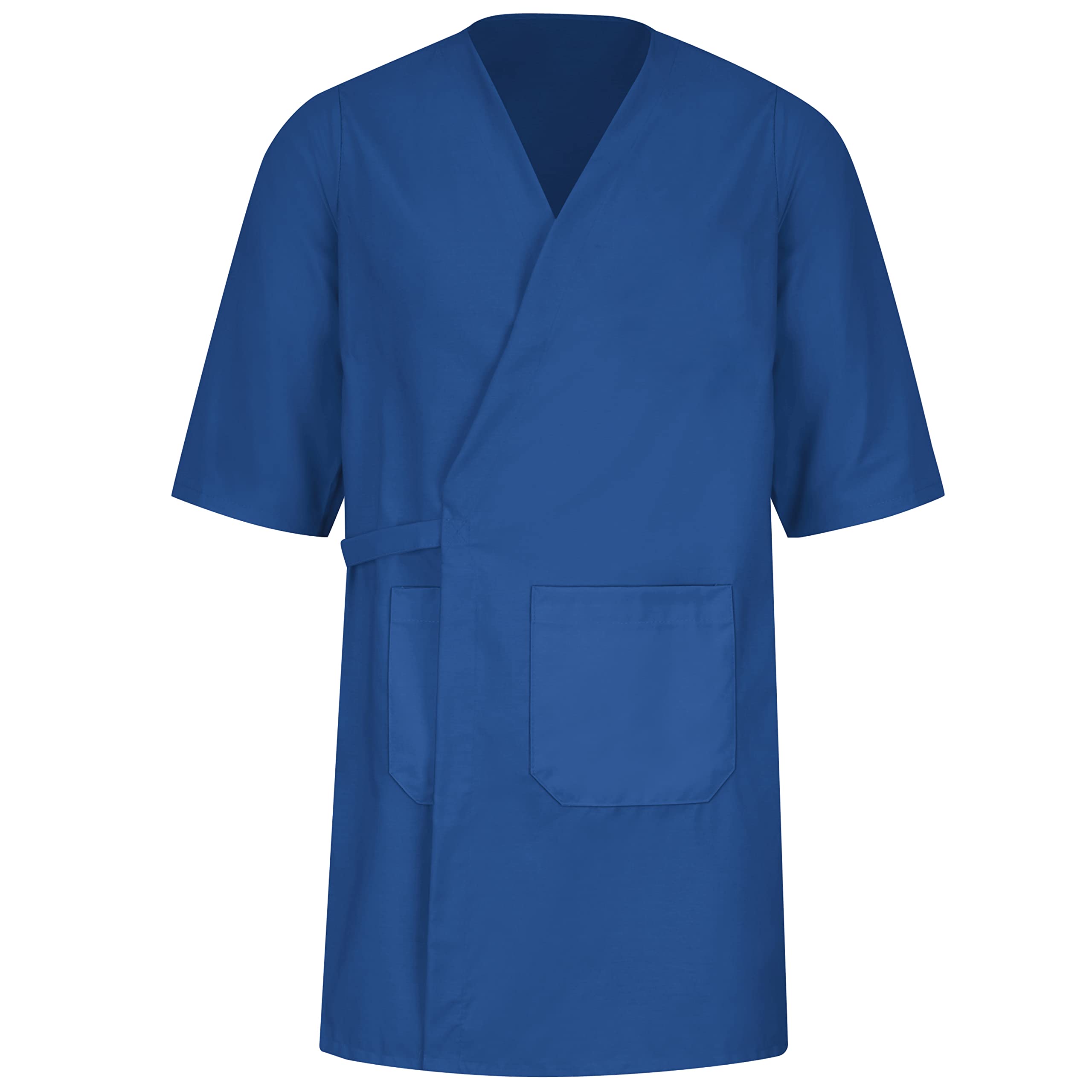 Red Kap Men's RK Collarless Butcher Wrap - Professional Chef Apron for Cooking, BBQ & Food Preparation - Durable Workwear for Restaurants & Commercial Kitchens