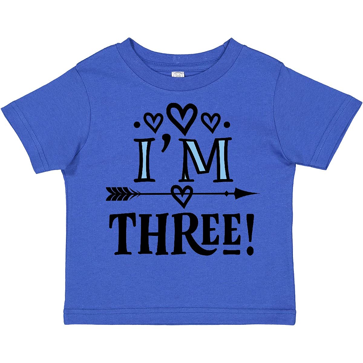 Inktastic 3rd Birthday Arrow Toddler T-Shirt for 3 Year Olds - Cute & Comfortable Kids Tee for Birthday Parties & Celebrations