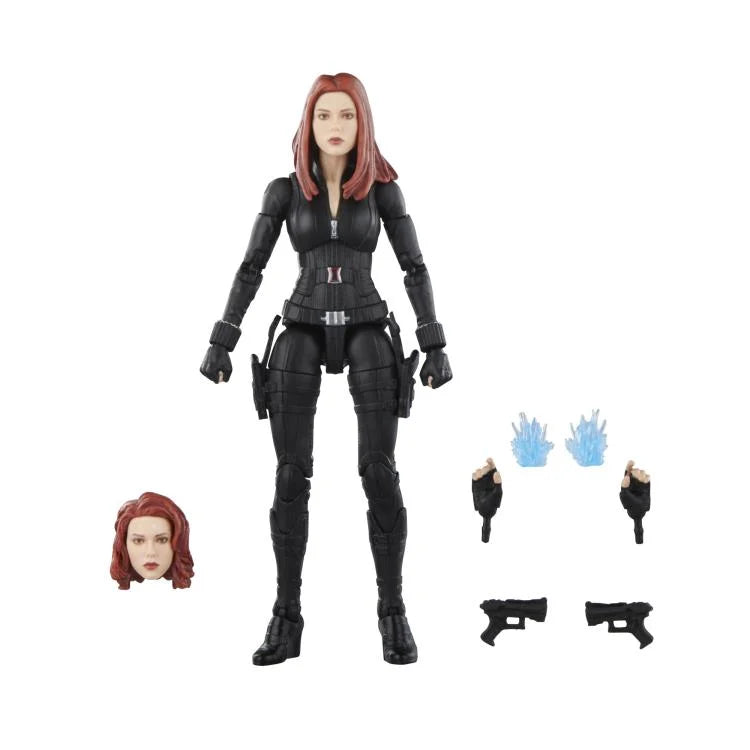 Captain America: The Winter Soldier Marvel Legends Black Widow Action Figure - The Infinity Saga Collectible for Marvel Fans | Perfect for Display, Cosplay, and Gift Giving