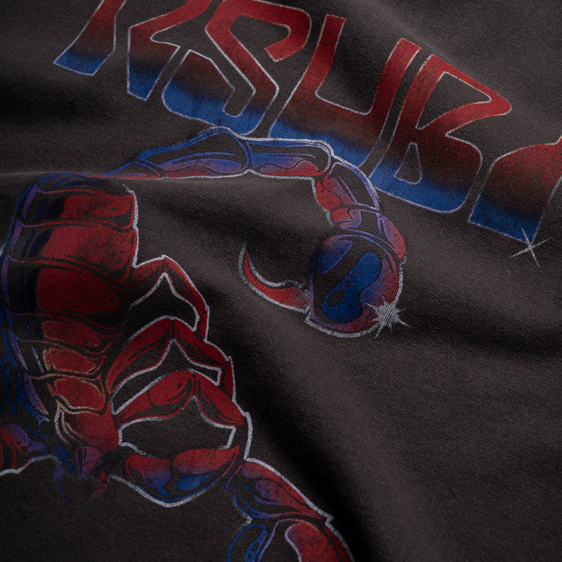 Ksubi Venom Ekcess T-Shirt for Men - Black Cotton Graphic Tee for Casual Wear & Street Style