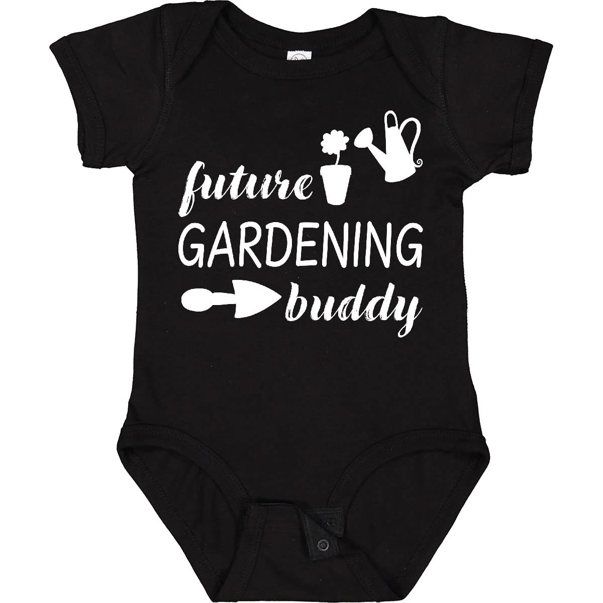 Inktastic Future Gardening Buddy Baby Bodysuit - Cute Organic Cotton Onesie for Infants & Toddlers - Perfect for Outdoor Activities, Gardening with Parents & Playtime